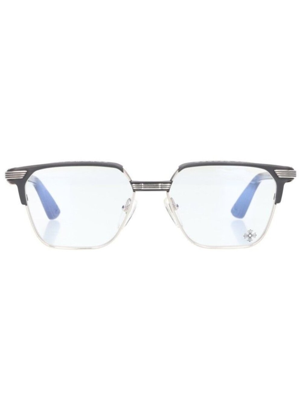 Chrome Hearts Blazin CH Logo Cross Temple Sunglasses 56 Eyewear
